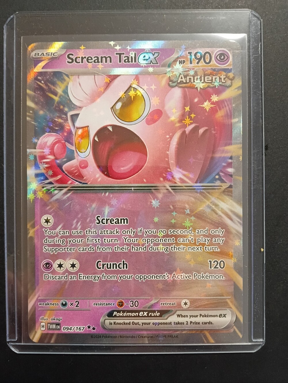 Card in Plastic Sleeve